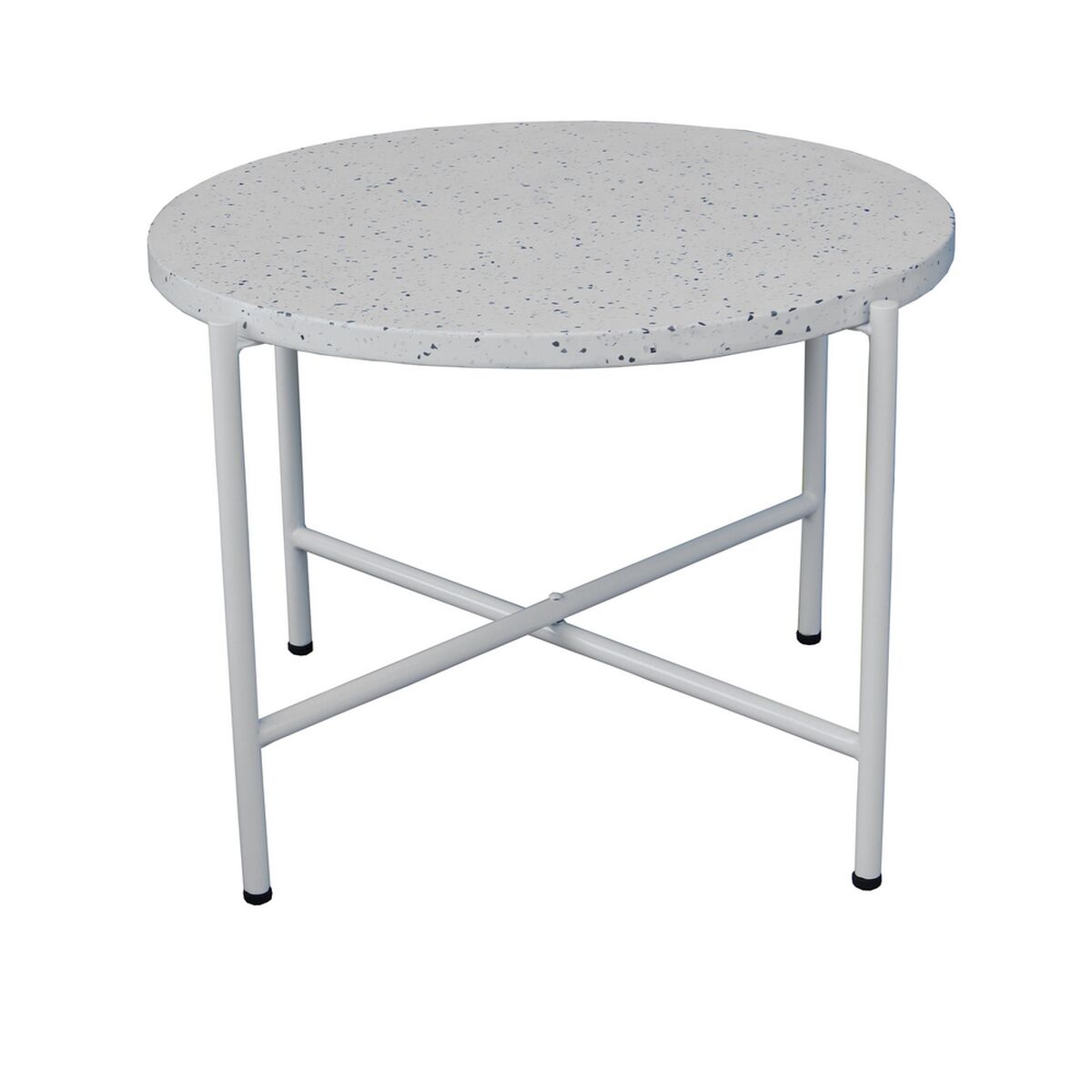 Sidebord Terrazzo Hvit 60 x 60 x 45 cm